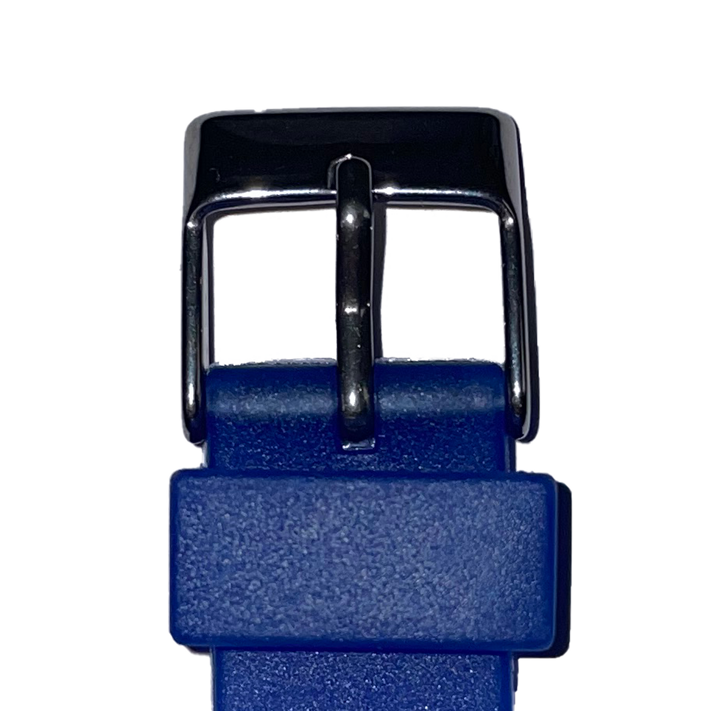 Horlogeband - 16mm - Blauw - Silicone band