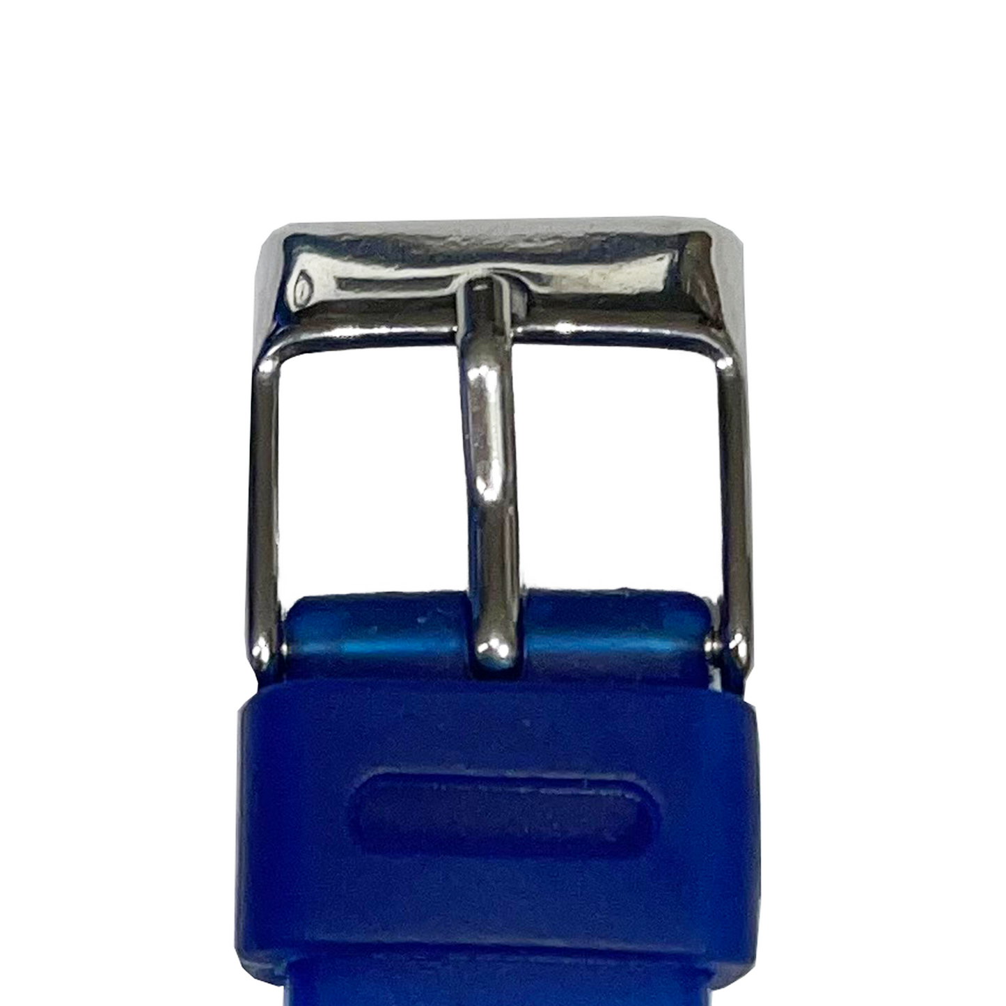 Horlogeband - 16mm - Blauw - Siliconen