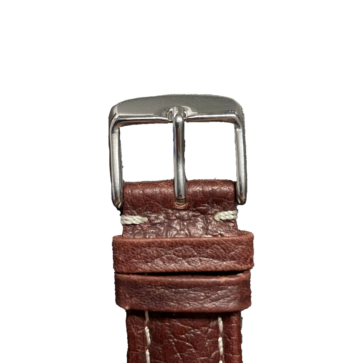 Horlogeband - 20 mm - Bruin - Echt leer