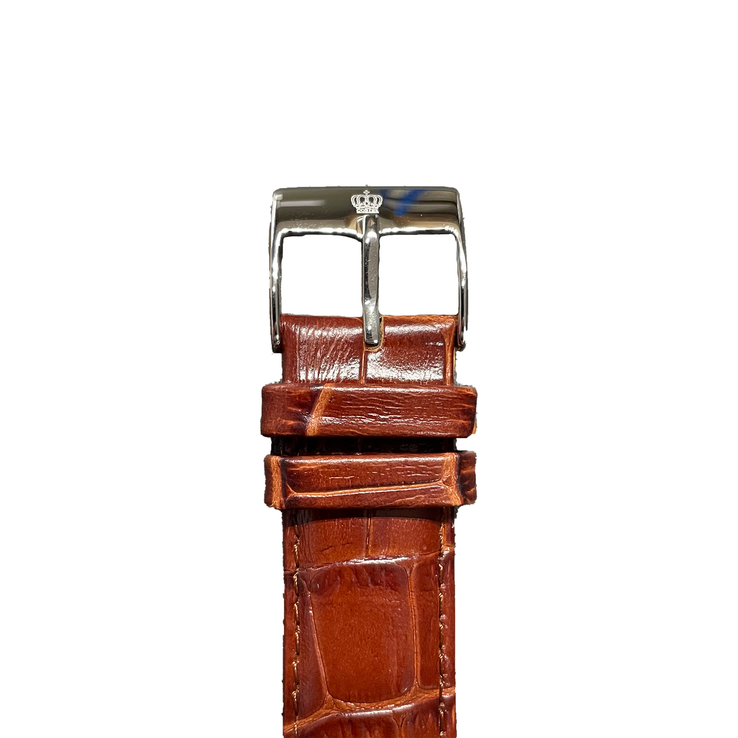 Horlogeband - 20 mm - Bruin - Echt leer