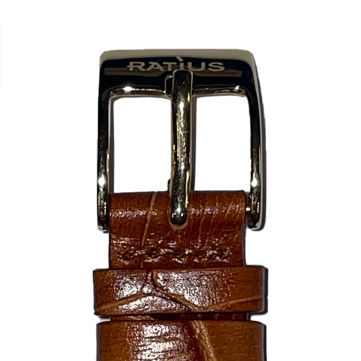 Horlogeband - 14mm - Bruin - Echt leer