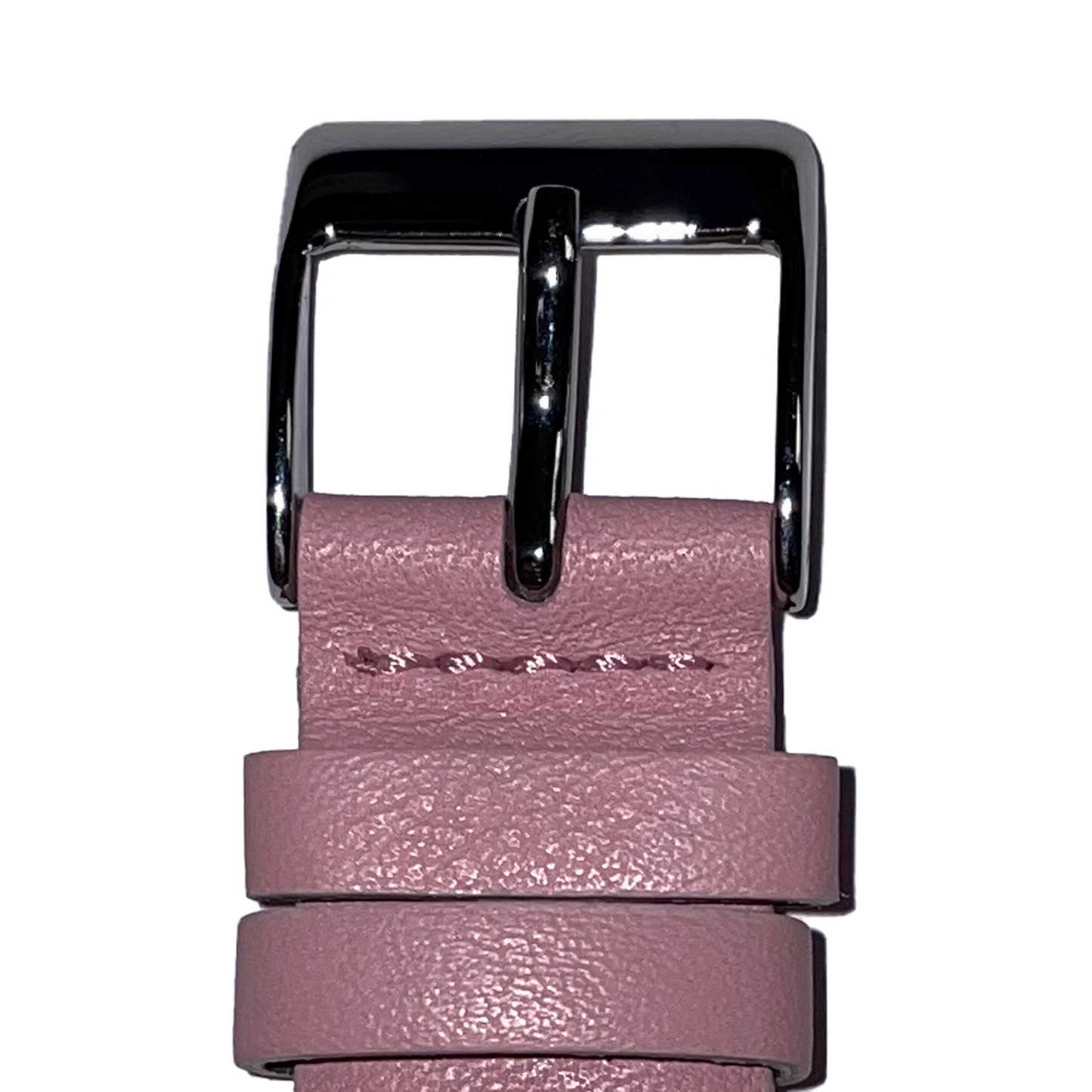 Horlogeband - 18mm - Roze - Echt leer