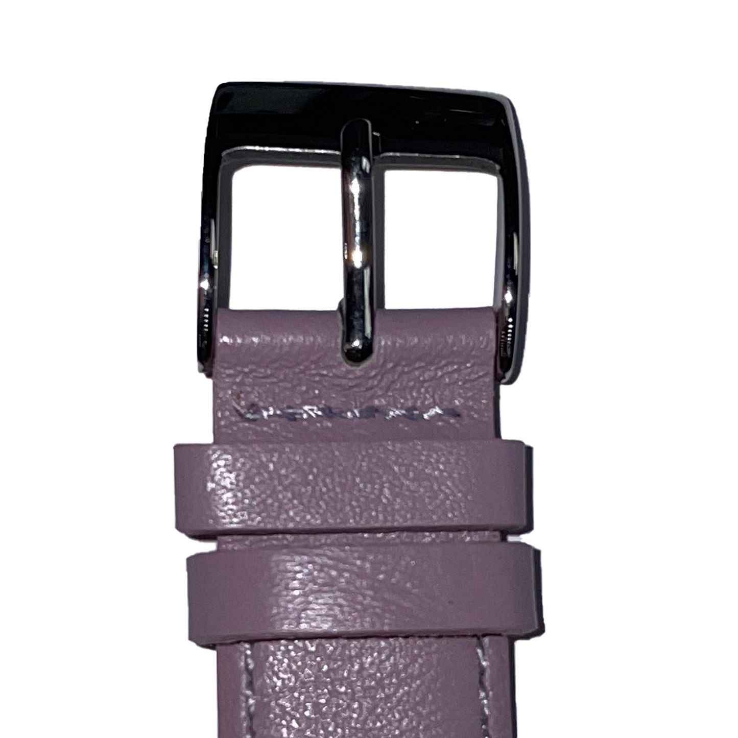 Horlogeband - 18mm - Licht paars - Echt leer