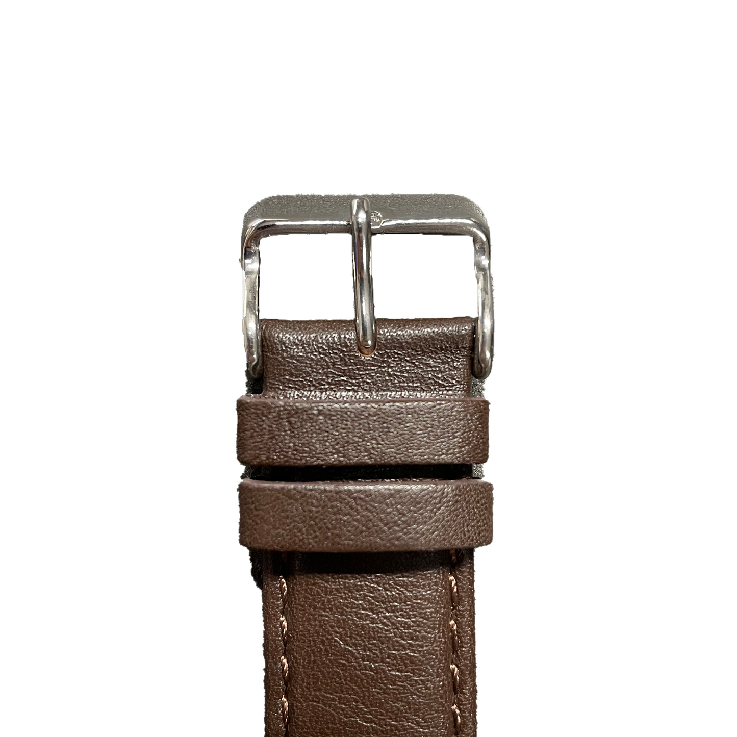 Horlogeband - 20mm - Bruin - Echt leer