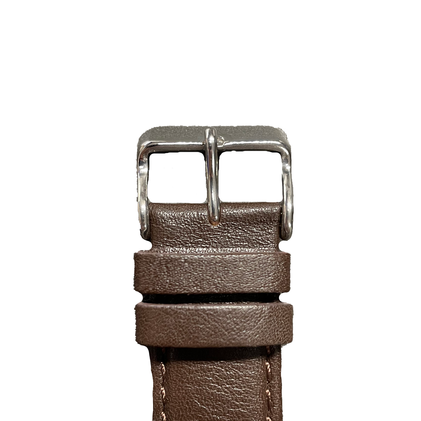 Horlogeband - 20 mm - Bruin - Echt leer