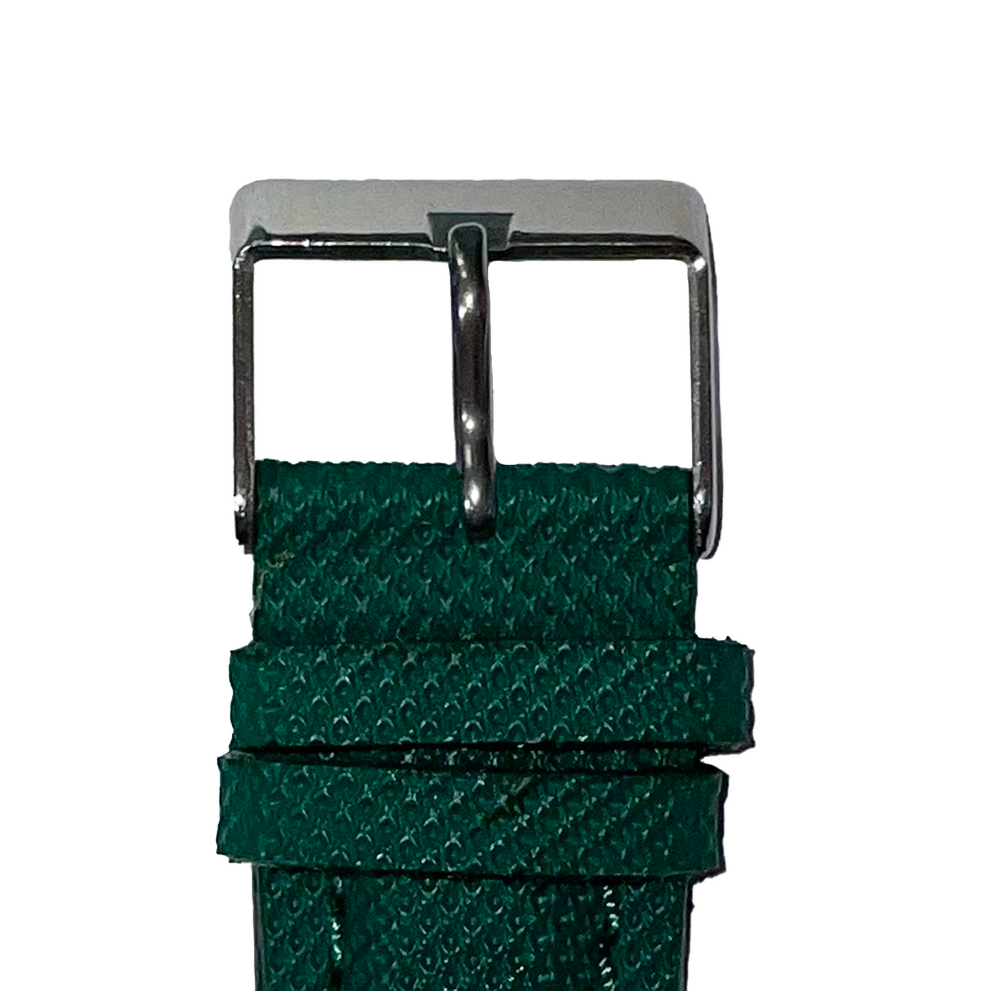 Horlogeband - 20mm - Groen - Echt leer