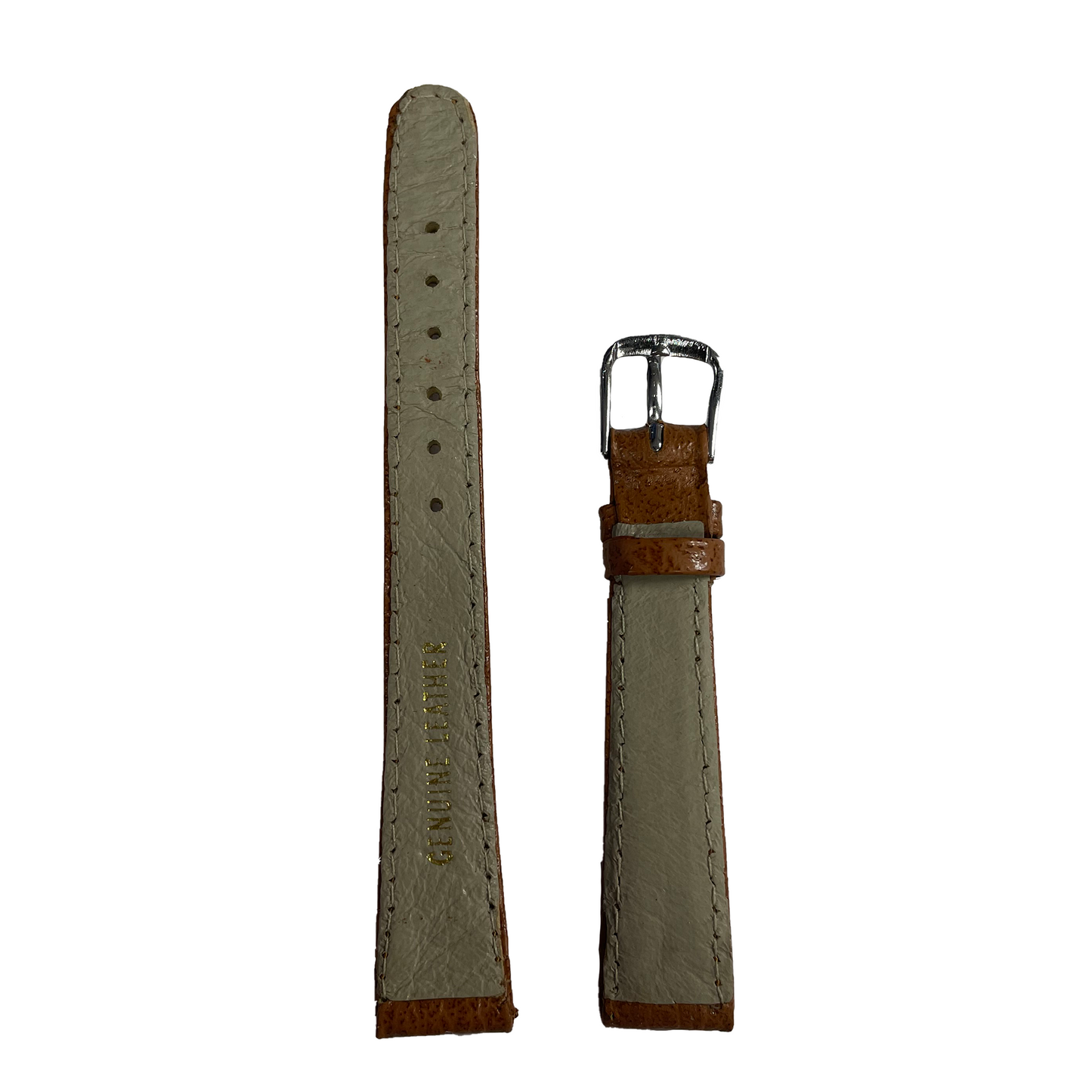 Horlogeband - 14mm - Bruin - Echt leer