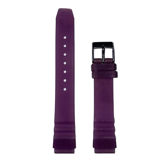 Horlogeband - 16mm - Paars - Siliconen
