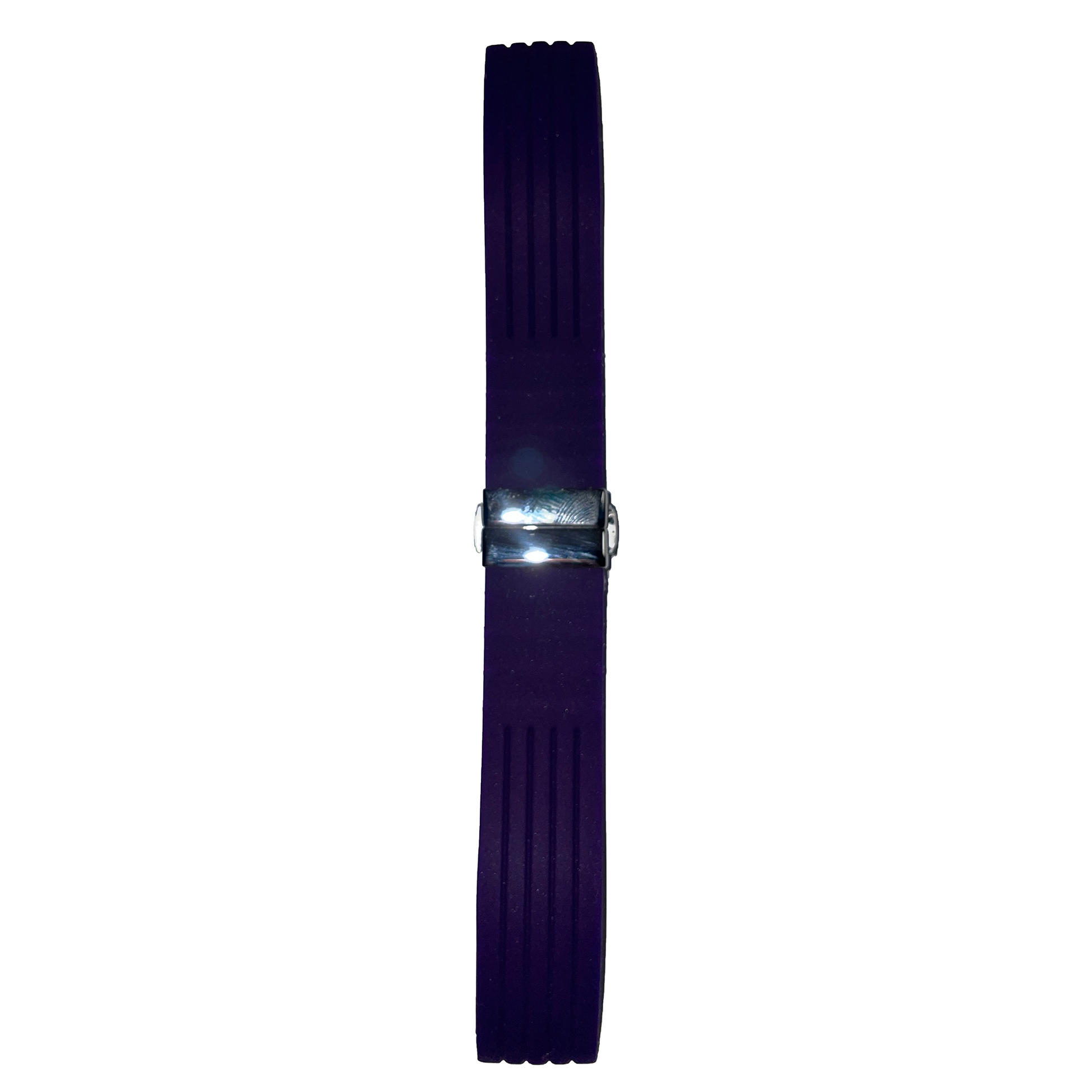 Horlogeband - 20mm - Paars - Siliconen