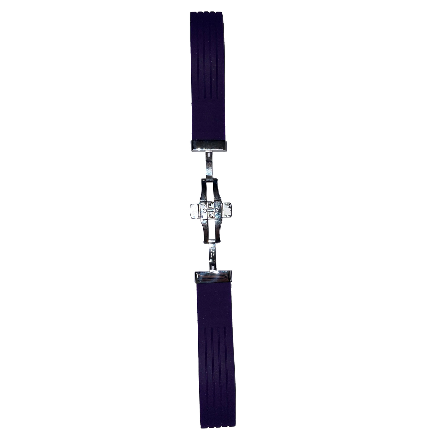 Horlogeband - 20mm - Paars - Siliconen