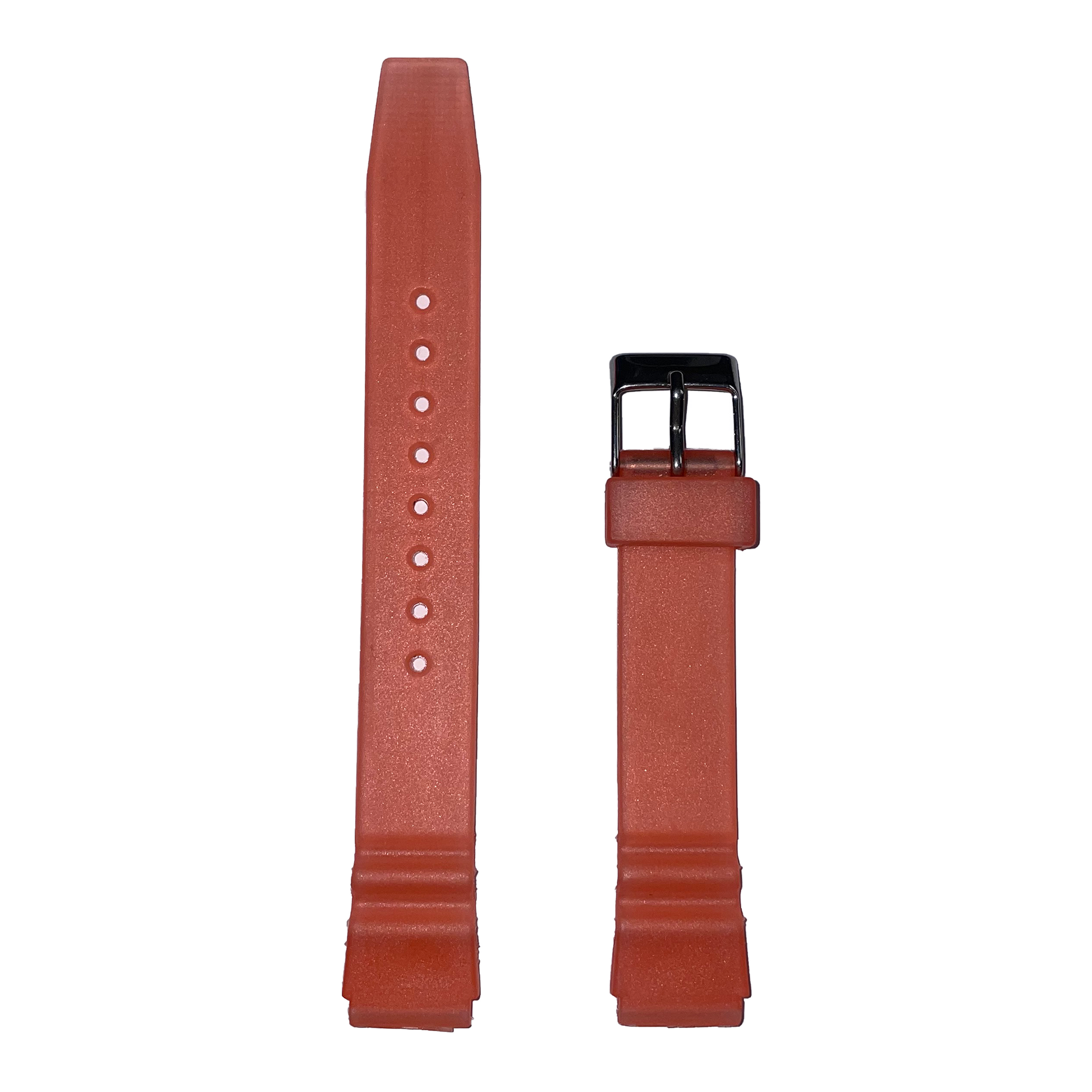Horlogeband - 16mm - Roze - Silicone band
