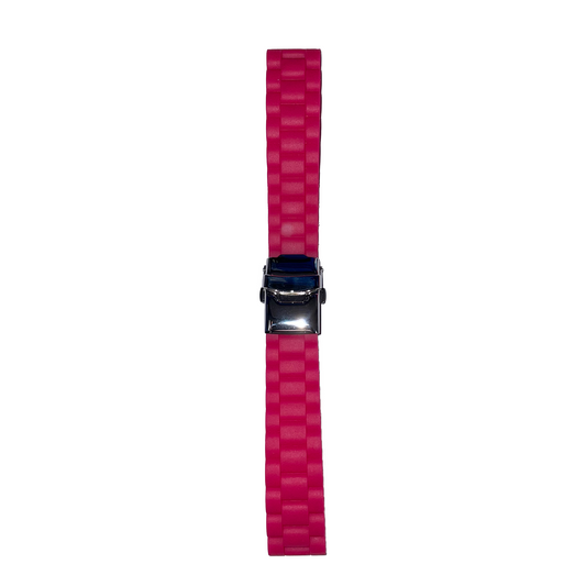 Horlogeband - 20mm - Roze - Siliconen